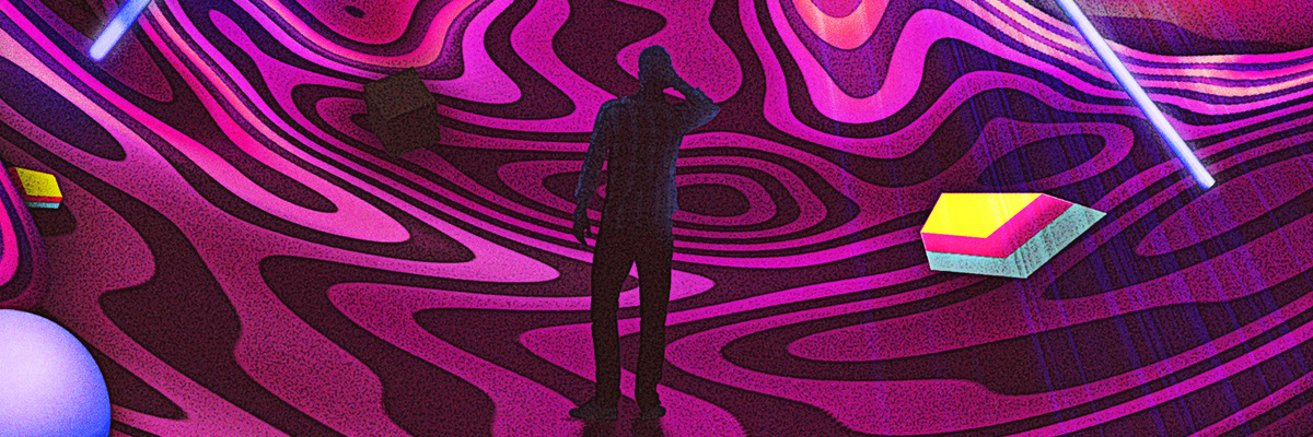 abstract poster music cover festival neon 3D DANCE   branding  vector