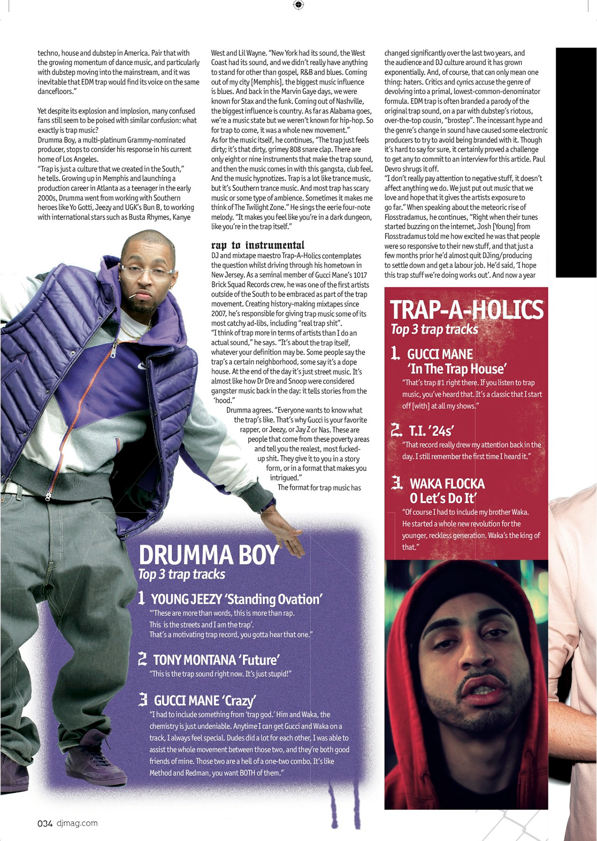 Trap Music DJ Magazine DJ culture edm EDM Trap Drumma Boy Trap-A-Holics mad decent baauer Flosstradamus Sinden