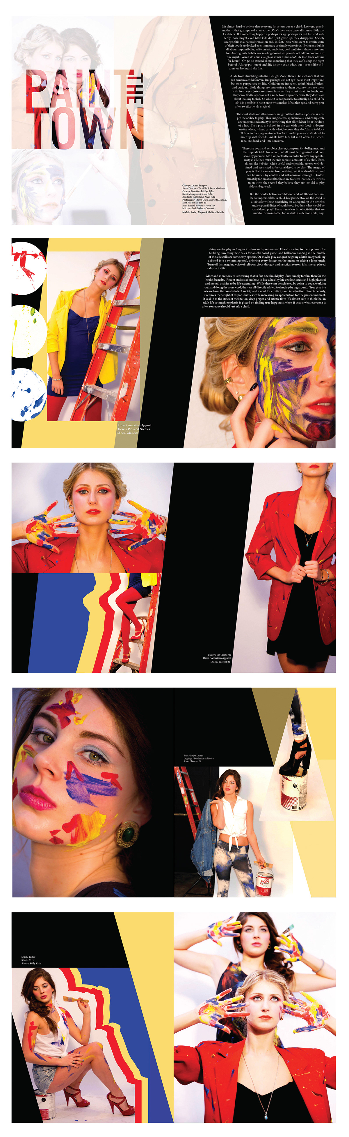 shei magazine InDesign photoshop editorial fashion magazine