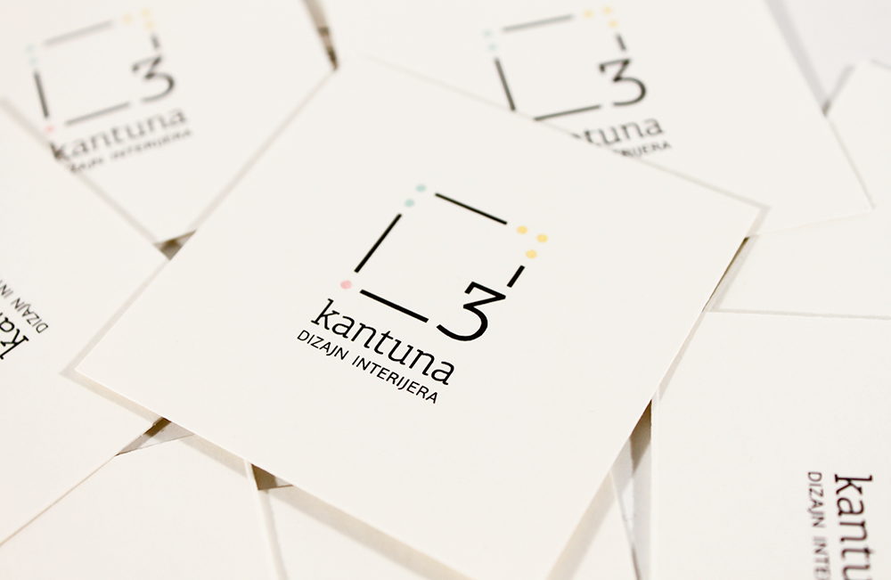 3 kantuna Interior design naming visual identity print Business Cards letterhead documentation Logotype envelope stamp Crikvenica Rijeka Croatia