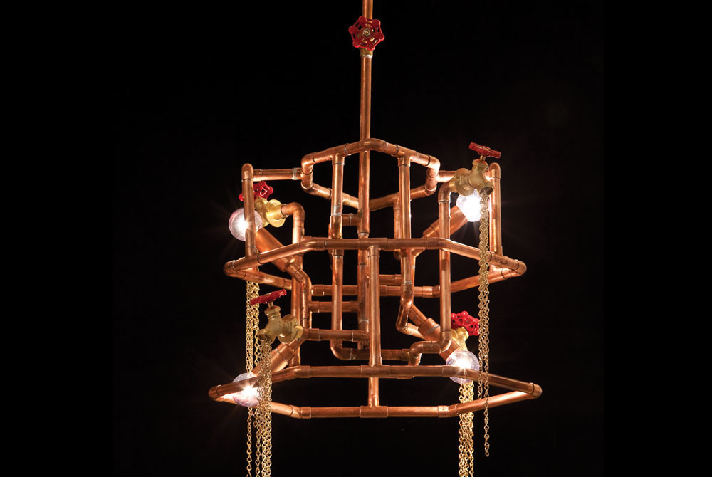 chandelier copper lighting Custom