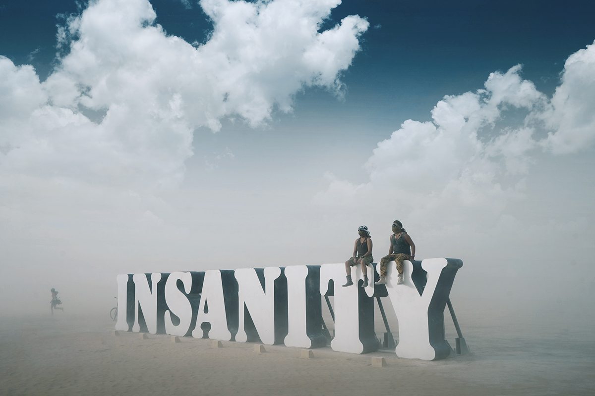 Burning Man burning man black rock city nevada festival fire dust