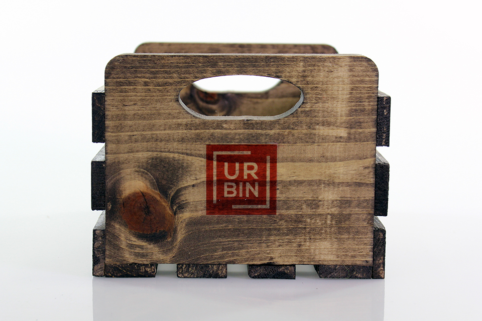 Urban compost composting red orange wood modern logo brand enviornment kit Kit Design package eco