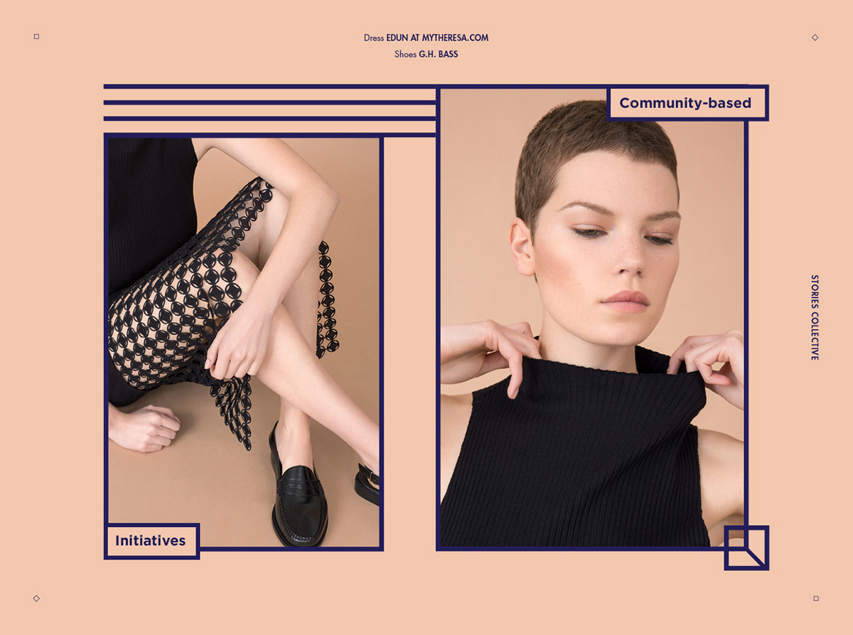 fashion design Stories story Dare care Layout editorial mise en page