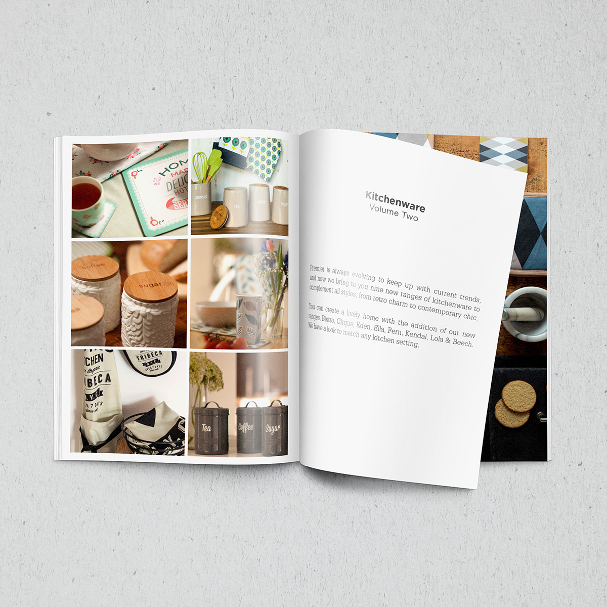Booklet products brochure kitchen ranges Promotional
