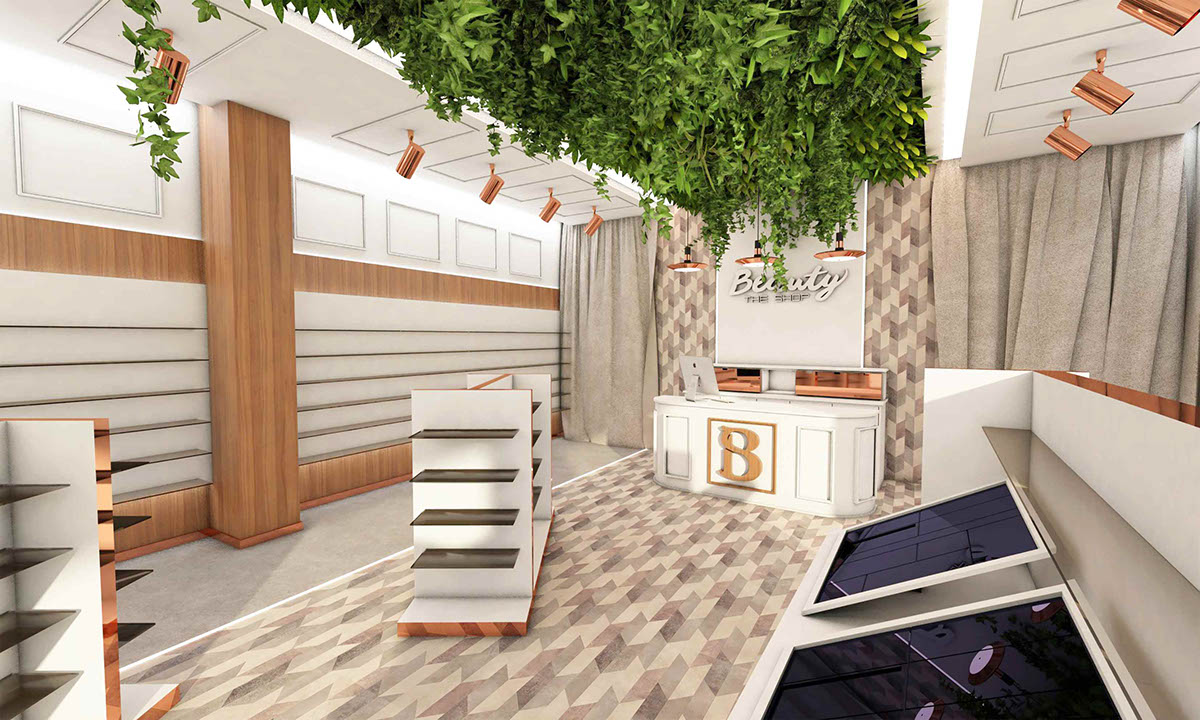furniture design  furniture architecture Retail Equipamiento comercial 3D infografia revit cad diseño