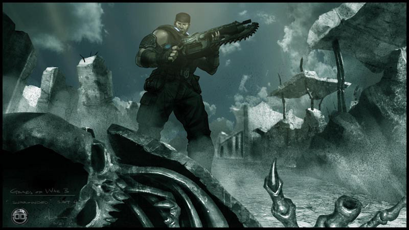 Gears of War  vfx  concept art