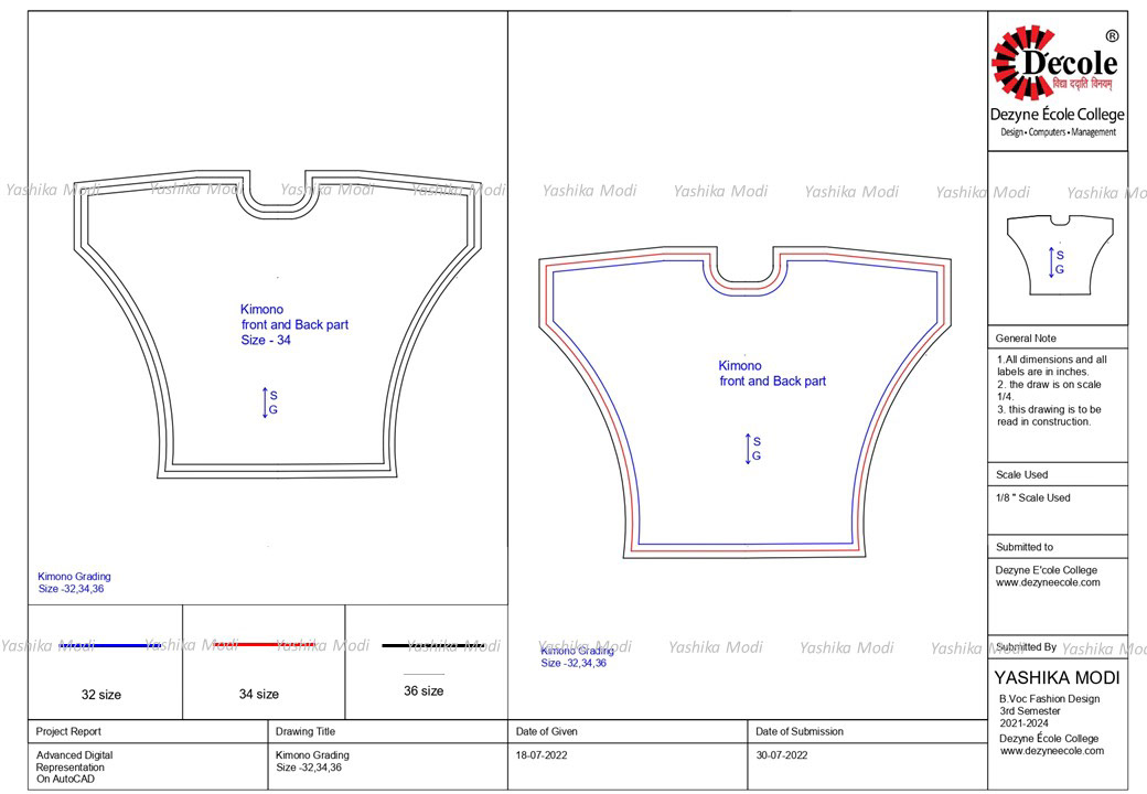 Fashion  design grading apparel Clothing fabric textile design  pattern fashion design drafing