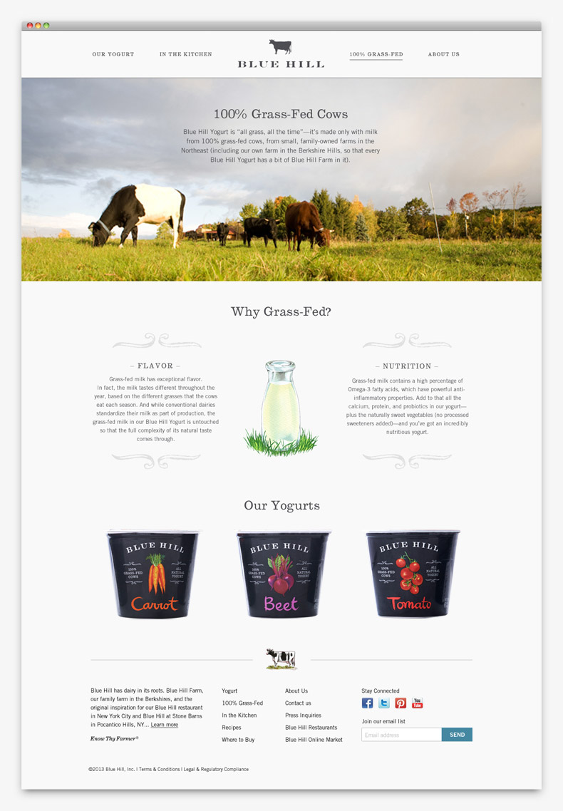 yogurt organic all-natural Food  healthy package design  cups lids press kit Website Design