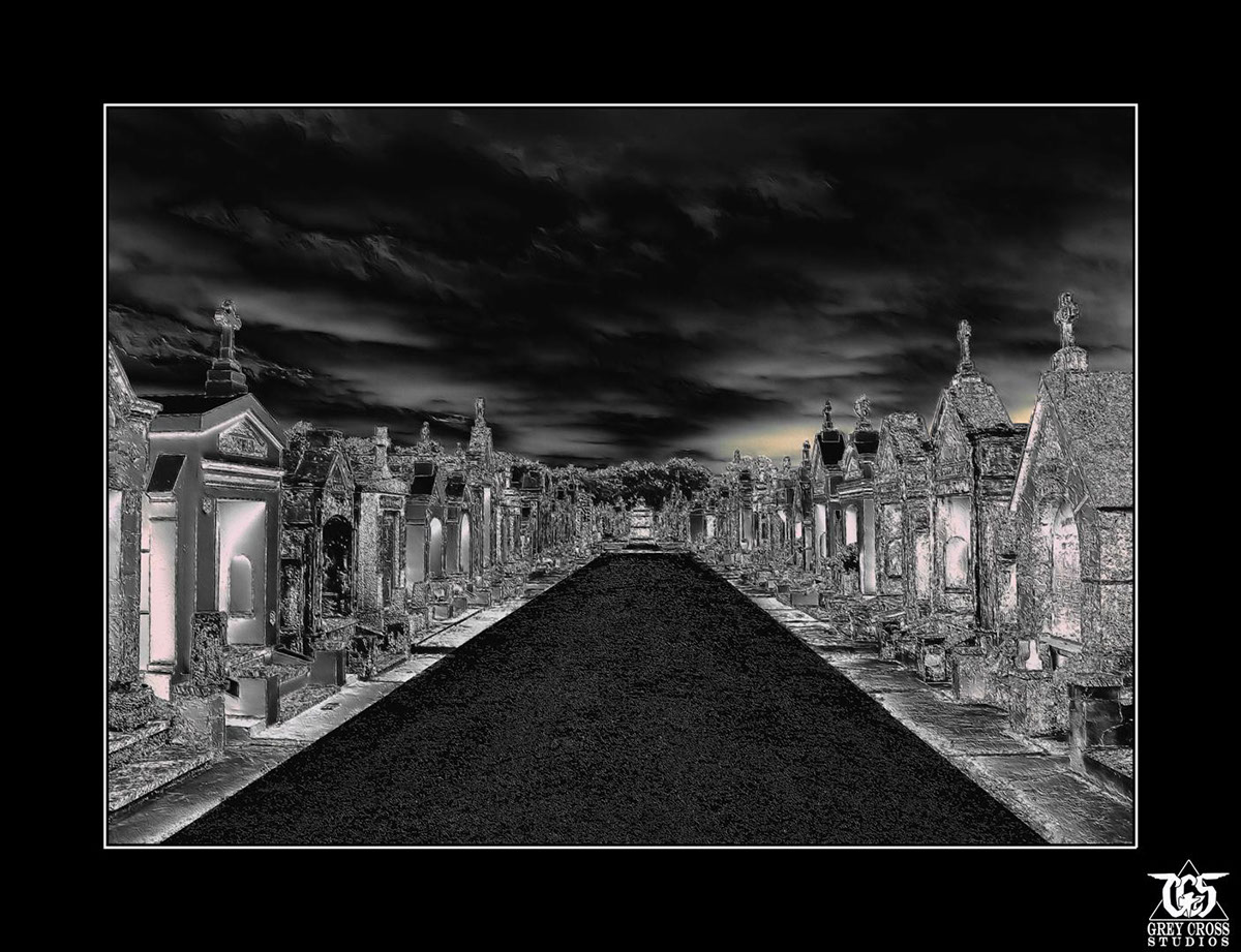 grey cross grey cross studios new orleans city dead cemetery Big Easy