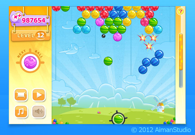 Bouncing Balls Game iPad Game Facebook App Game
