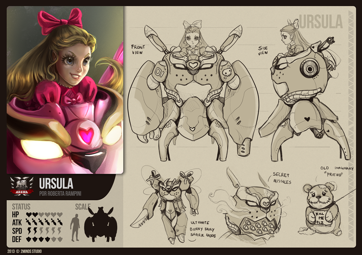 Arena concept board character board