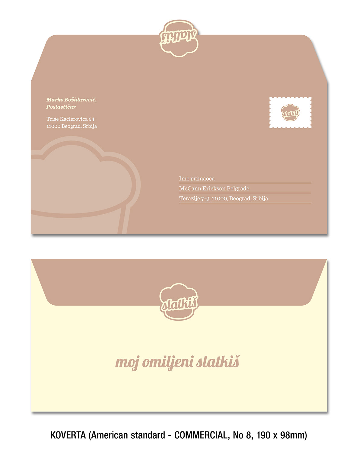 pastry pastry shop Stationary design Corporate Identity visual identity poslasticarnica vizuelni identitet brand