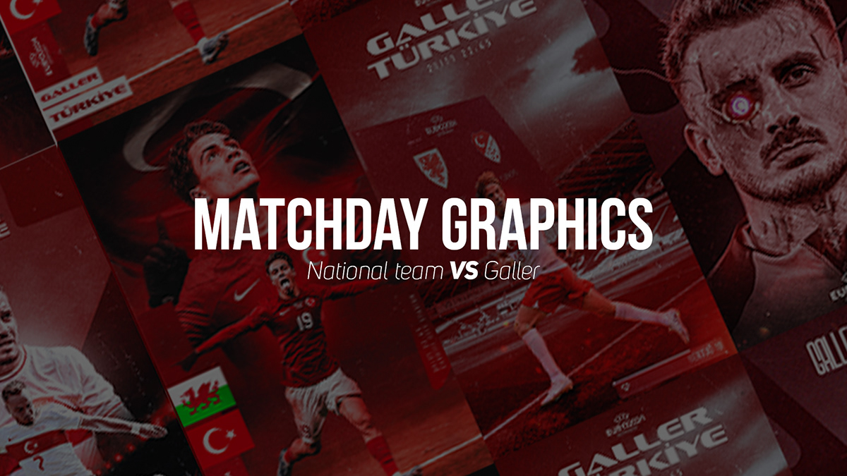 matchday graphics Sports Design football matchday football design