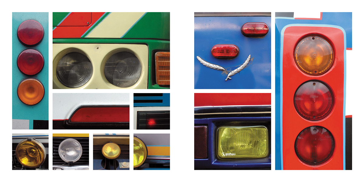 colectivos zkysky argentina color geometrico libro Fotos Bondi ulanovsky editorial medios de transporte números Encuadre selección