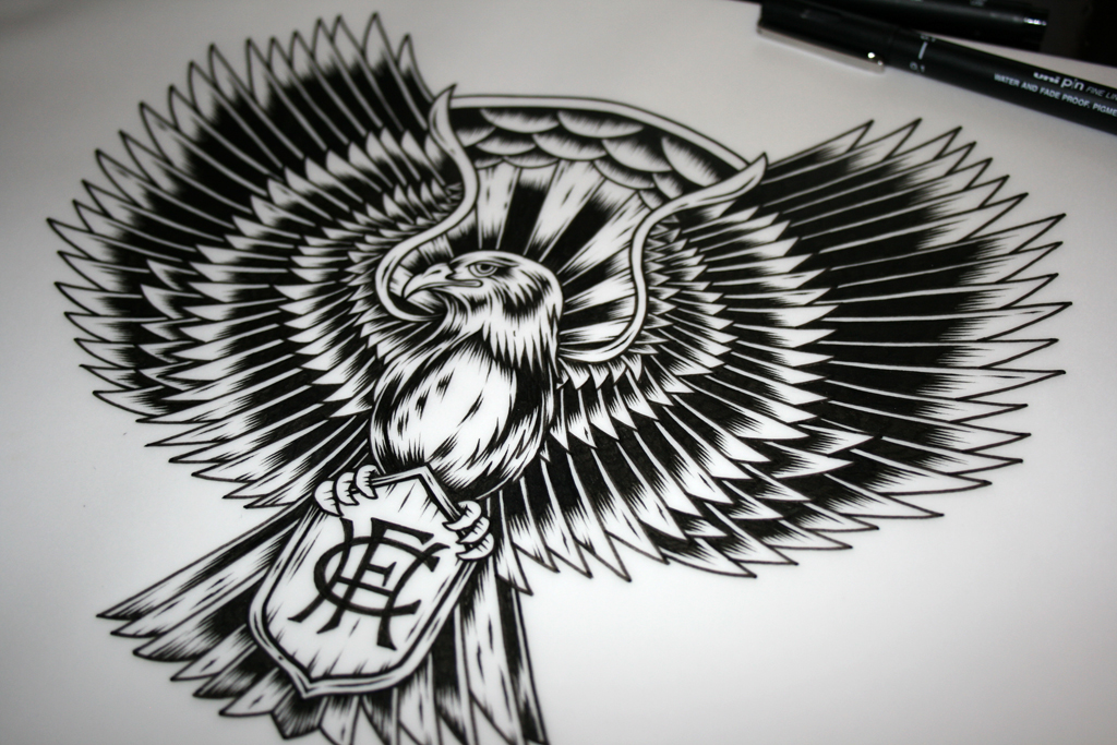 hawk Hawks tattoo John Hobbs