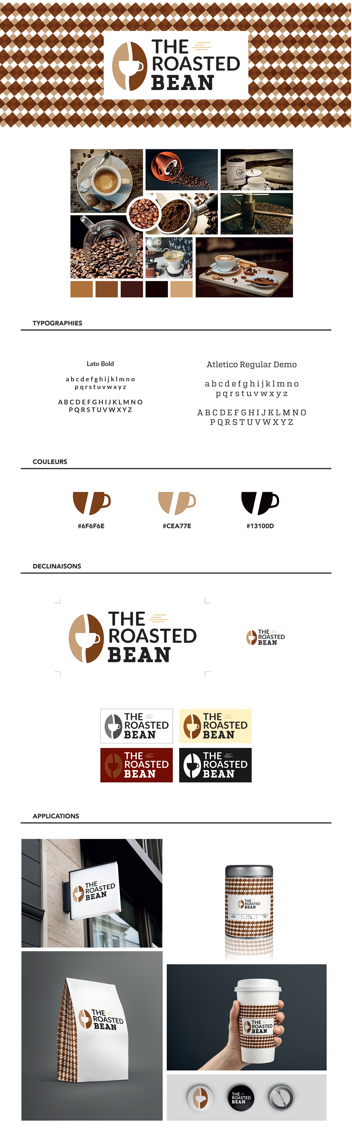Coffee dailylogochallenge logo identity shop ILLUSTRATION  Mockup graphic design graphicdesign