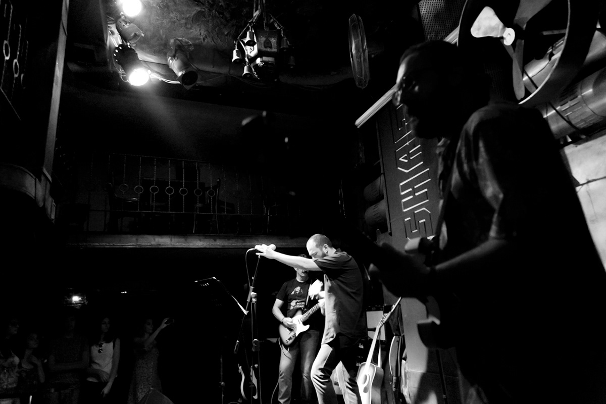 "cork rock band" concert shooting bw black and white