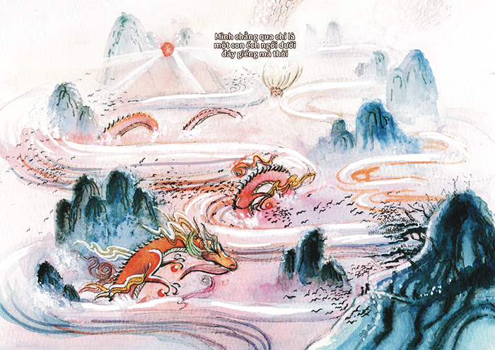 watercolor oriental manga