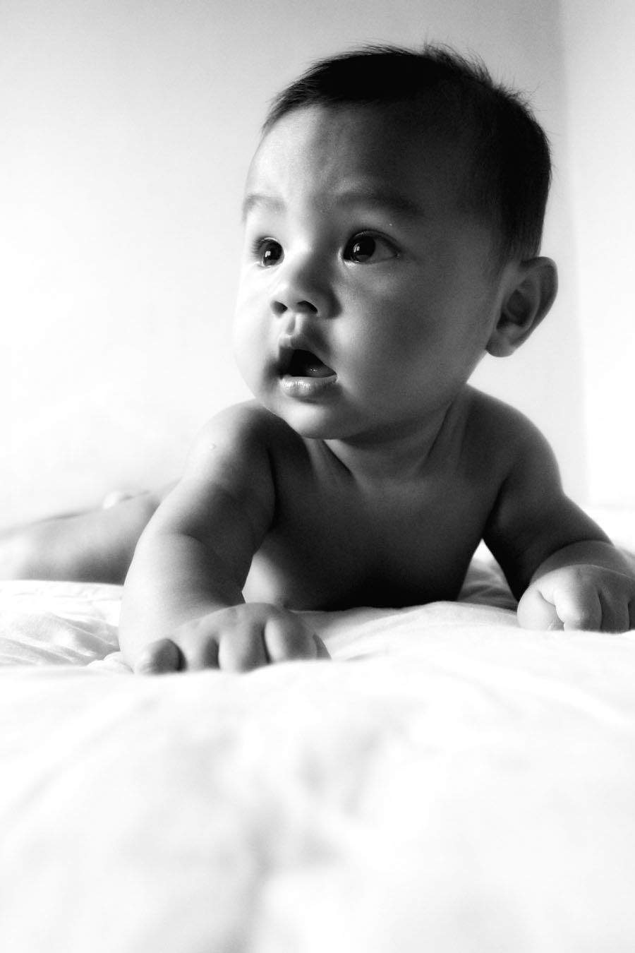 Black&white miguel baby photoart