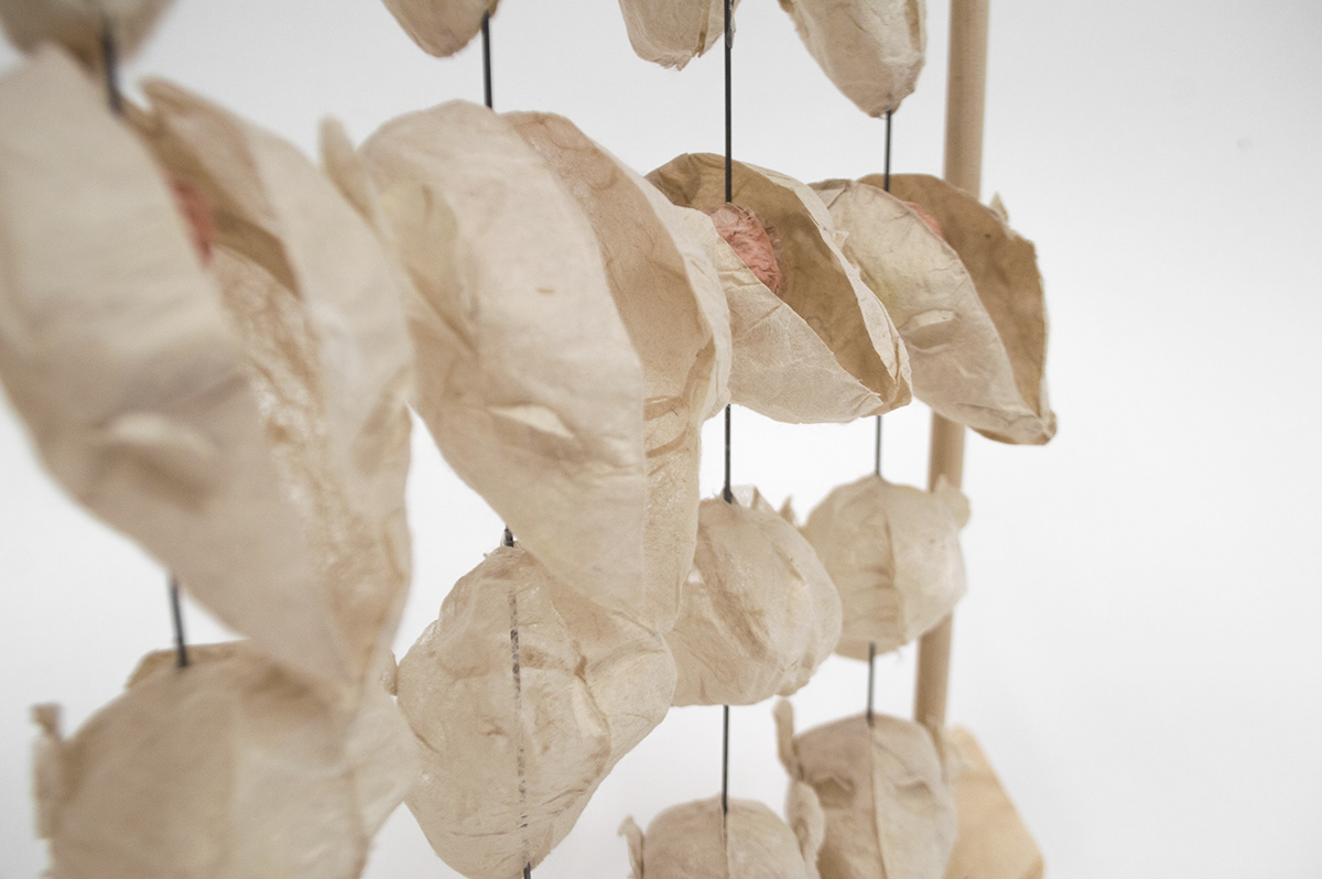 paper paper art sculpture risd RISD Sculpture Rats wood wire kozo handmade paper