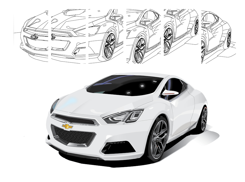 design vector car automotive   art 3D graphic color
