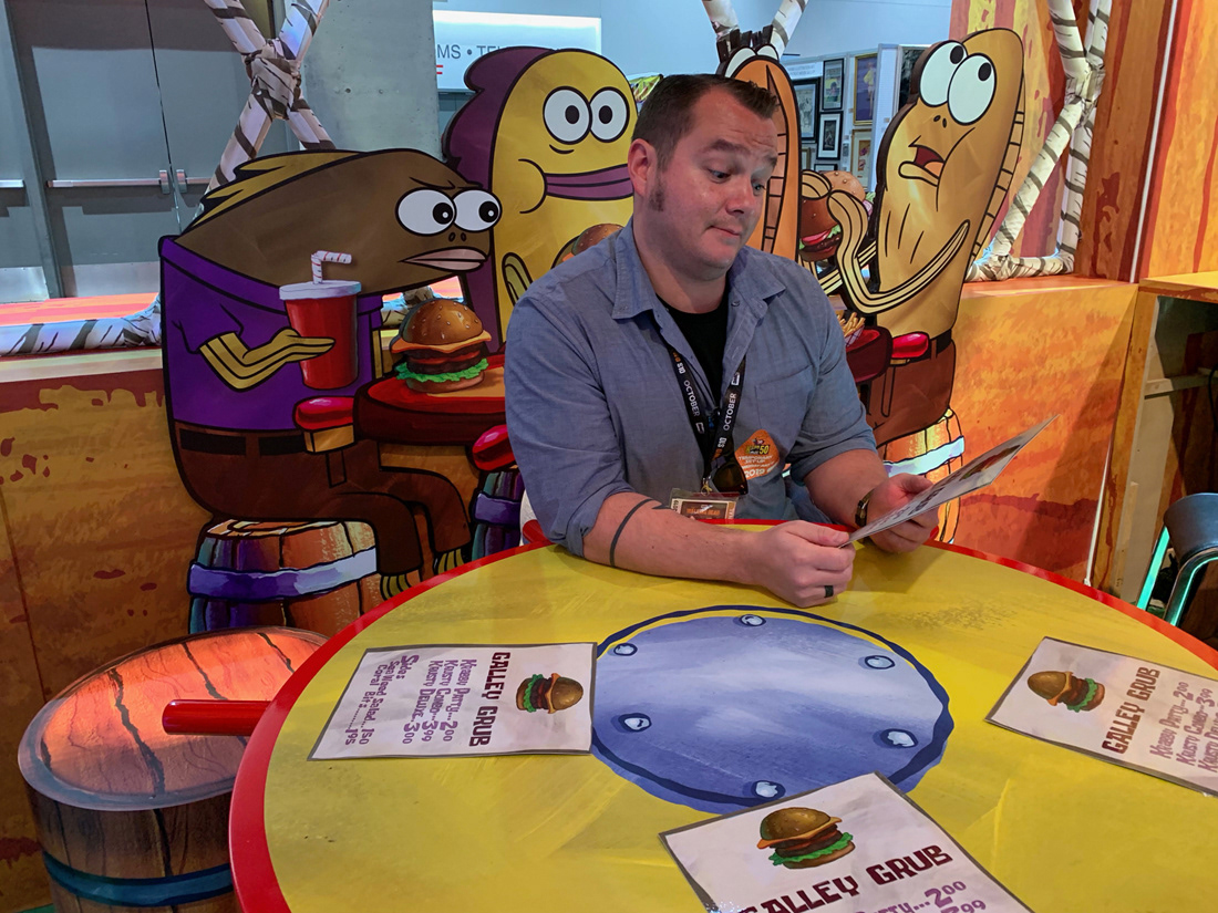 nickelodeon SDCC spongebob EXHIBIT DESIGN Comic Con booth design Krusty Krab squarepants exhibit