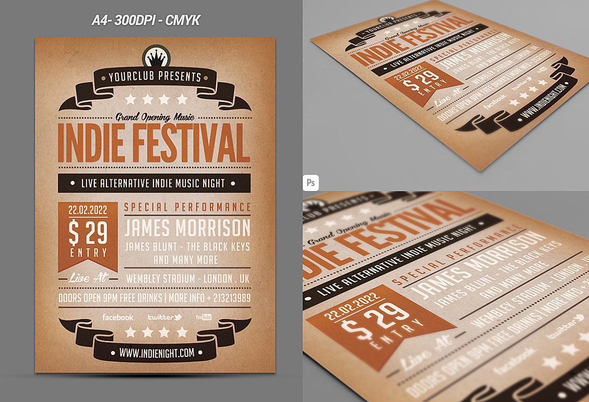 flyer poster template