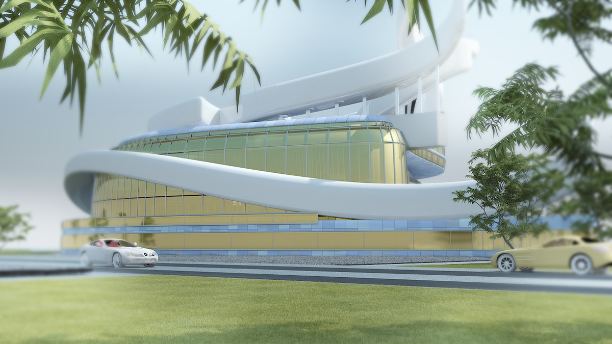 al jazeera new building concept design maged helba Qatar egypt tv idea 3D MAX DIGETAL ART