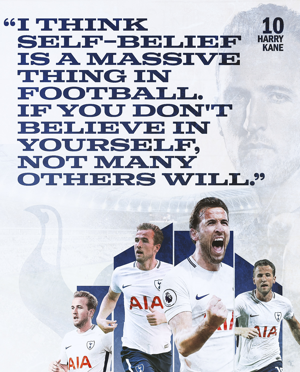 11 Harry Kane English Football Player Poster Sport Star Photo Motivation Quote