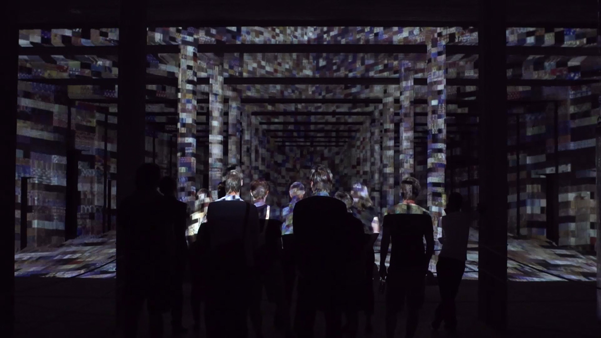 projection mapping visuals Sound Design  installation