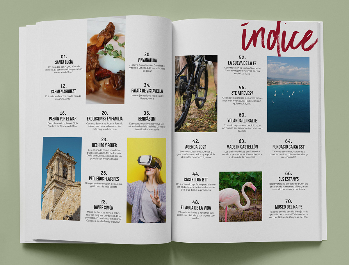 diseño gráfico Diseño Turistico  editorial design  Fotografia graphic design  magazine Maquetación Editorial Photography  print tipografia
