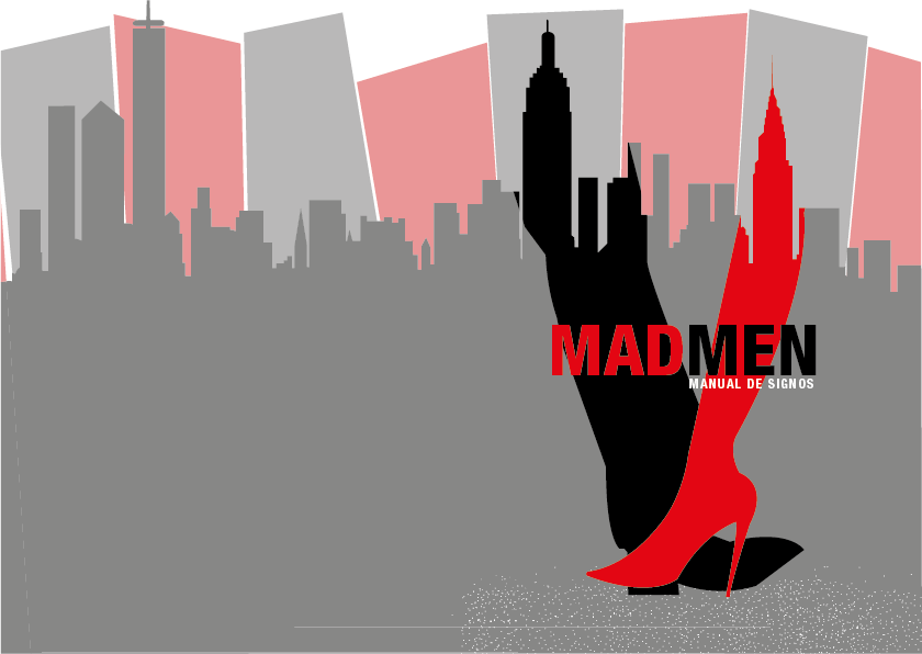 design graphic design  mad men New York pictogram don draper Peggy Olson beans heinz Madison