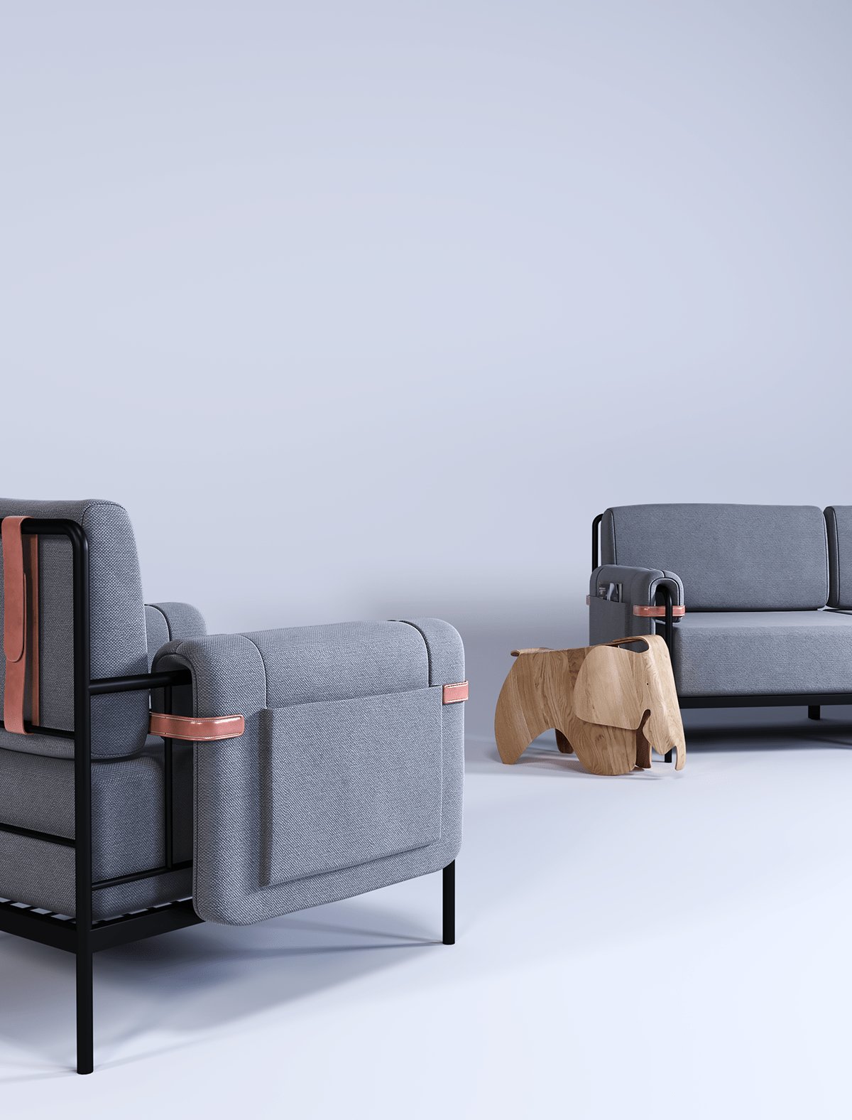 3D 3ds max archviz CGI chair furniture interior design  product Render visualization