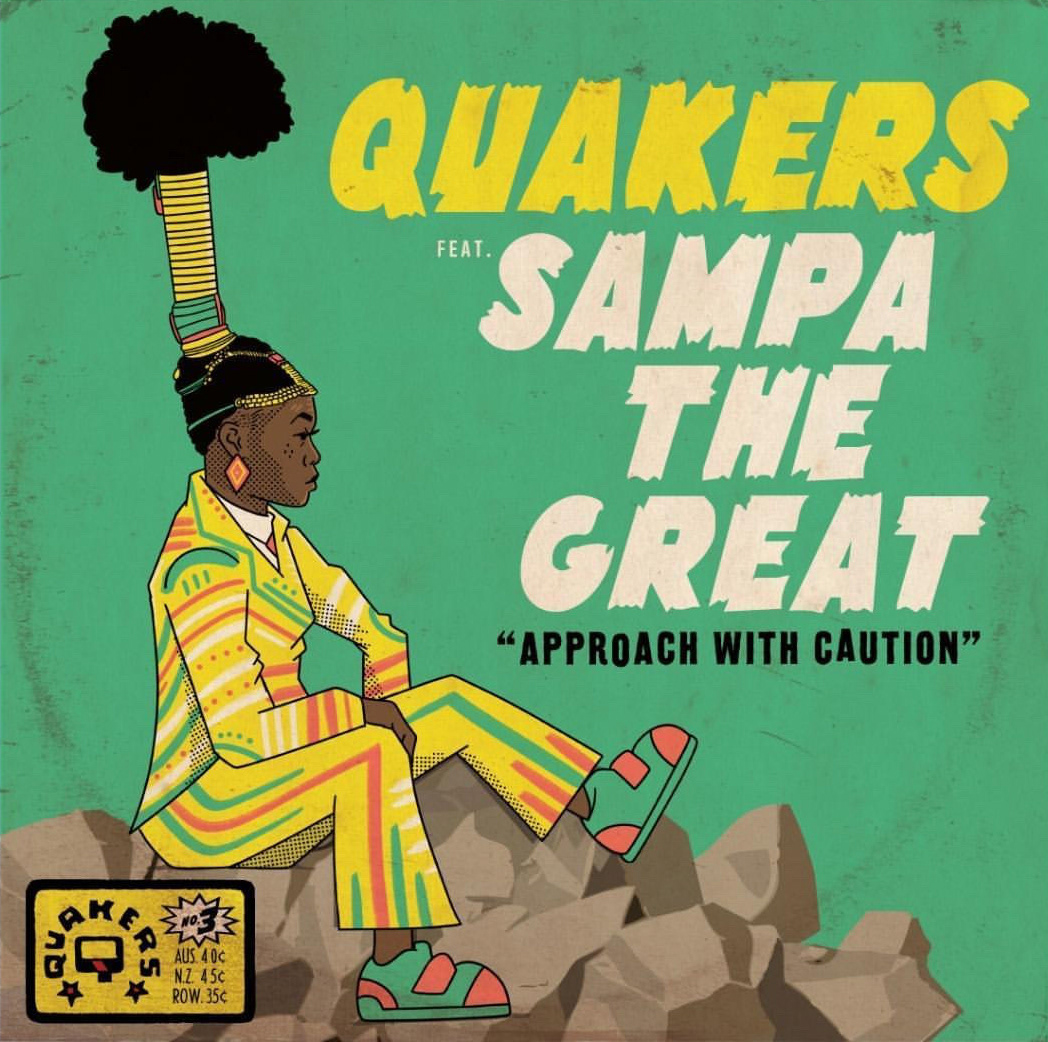 hip hop music music video Quakers rap Sampa the Great Stones Throw Records super heroes cartoon
