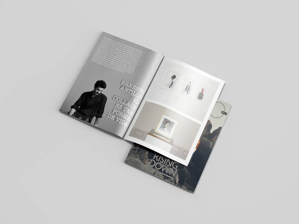 revista Diseño editorial rombo moderno arte diseño moda