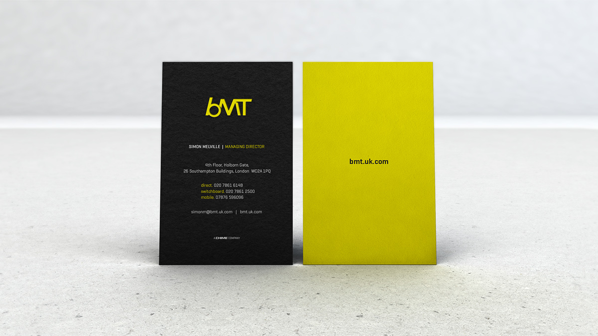 BMT London cinema4d rebranding color colors CMYK Creativity Business Cards 3D motion animation graphics Stationery inspiration