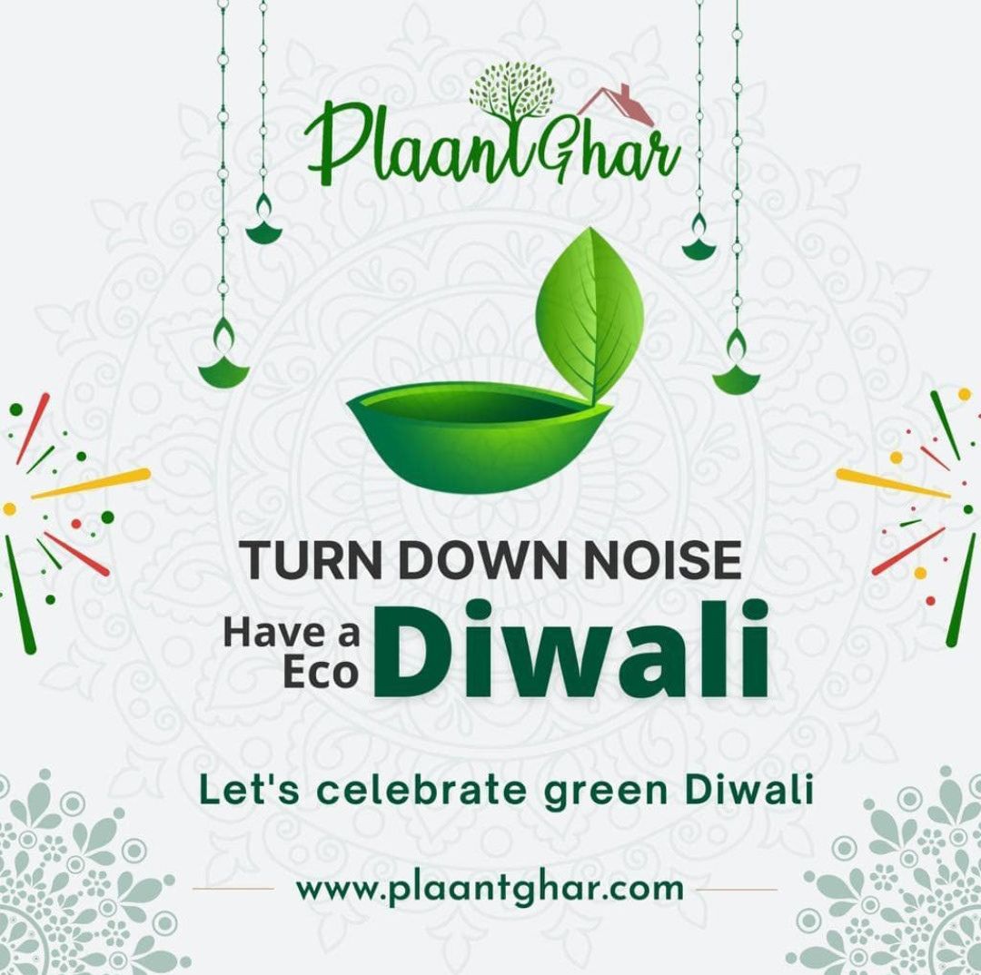 ads Advertising  Diwali graphic design  green marketing   Nature Plant post social media