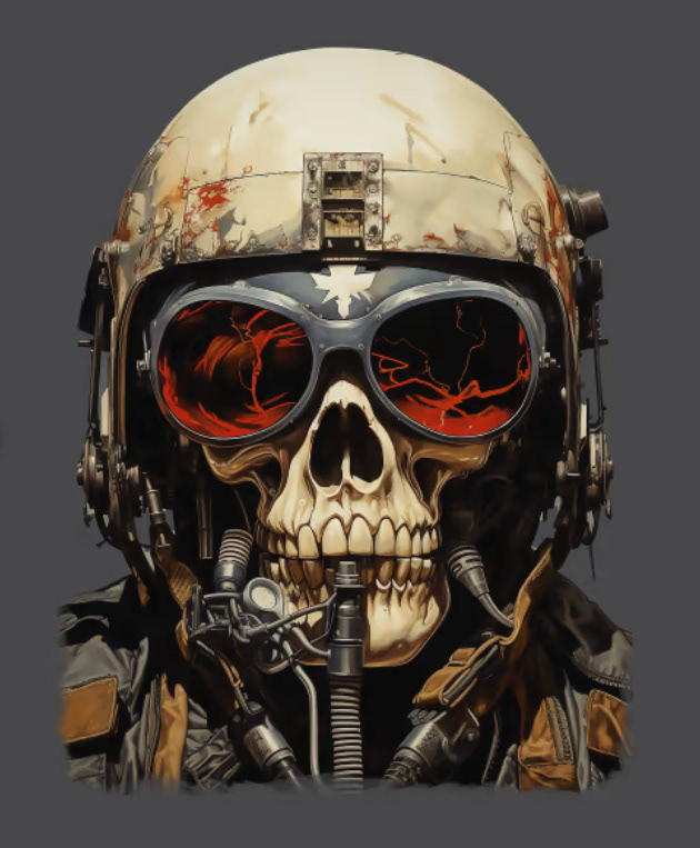 ai skull warrior Pilot Scifi