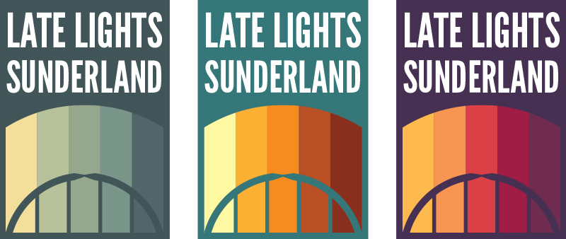 sunderland Museums at Night england United Kingdom Brand Design logo visual identity