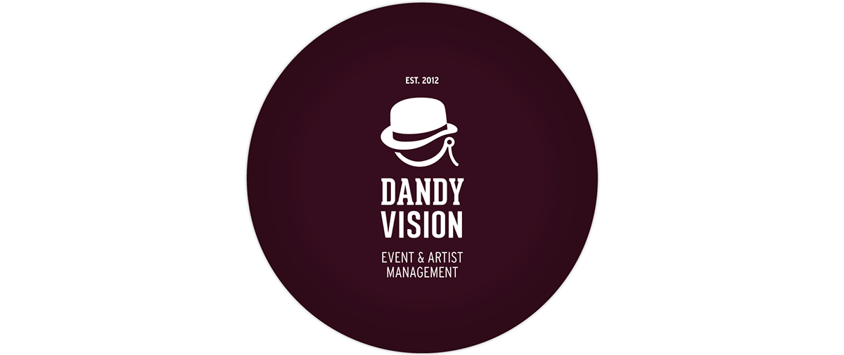 branding  identity logo Dandy vision Event artist management planning