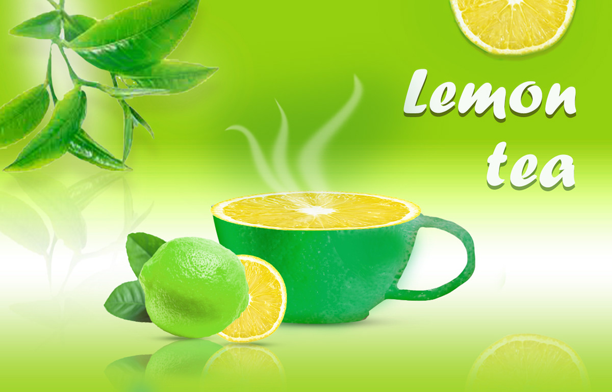 Advertising  creative Creative Design Creativity designer drink Greentea lemontea post tea
