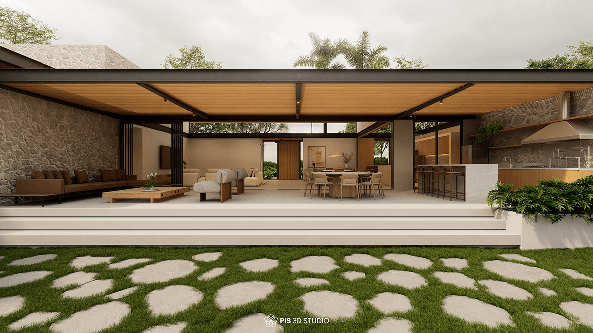 house rendering Render archviz 3D D5RENDER CGI Renderização ARQUITETURA design