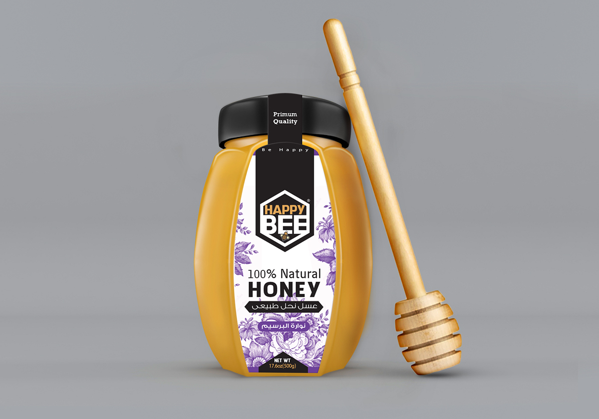 honey Packaging bee happy