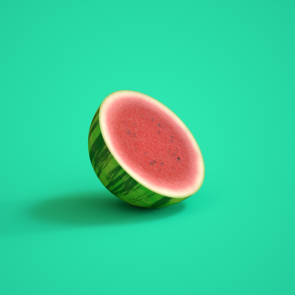 octane cinema 4d watermelon food art fruits motion design everydays daily renders