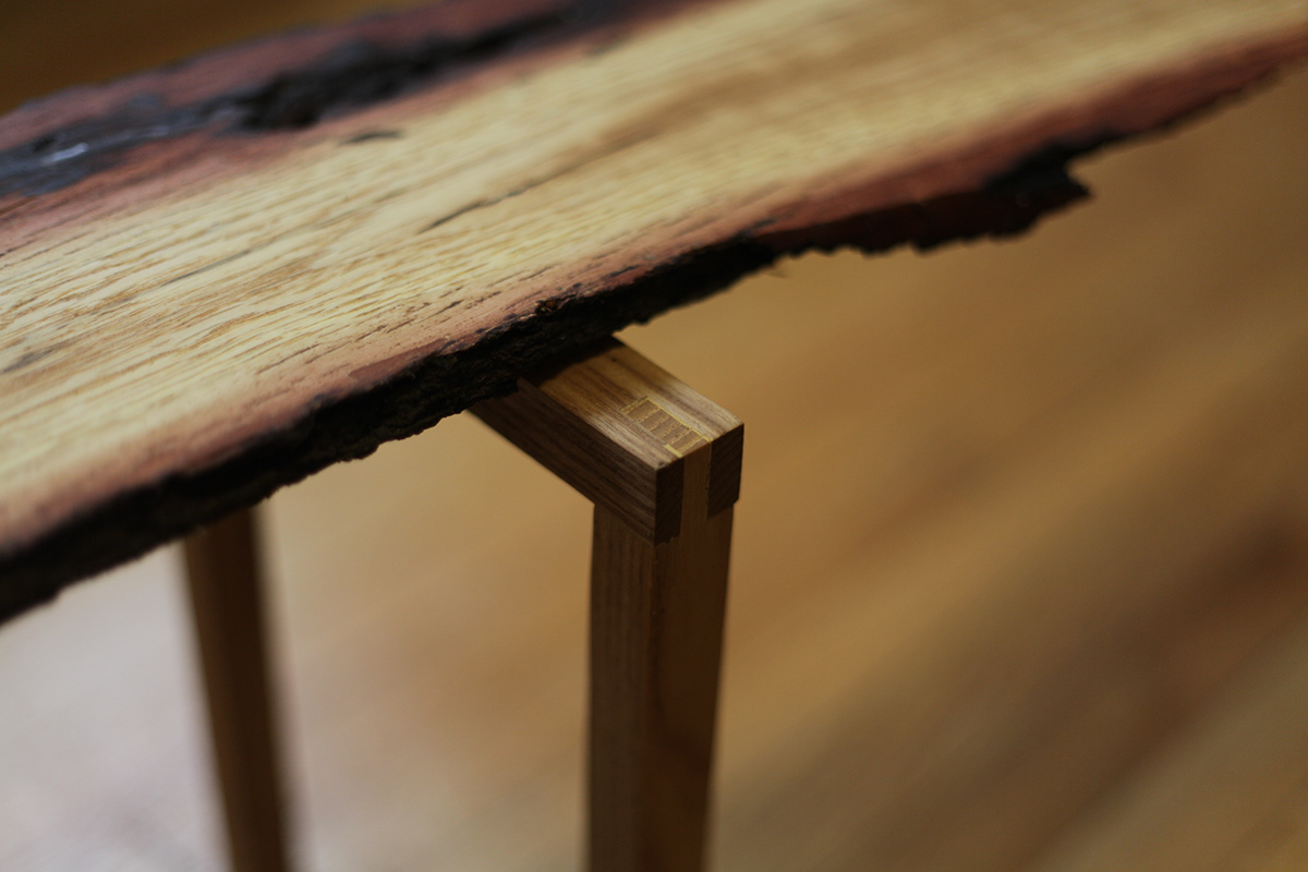 wood live edge Custom coffee table raw