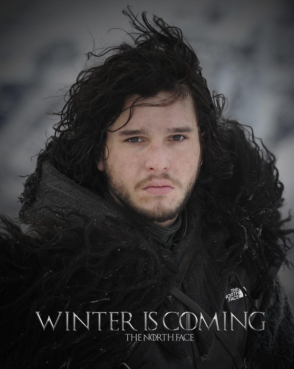 winter is Game of Thrones north face