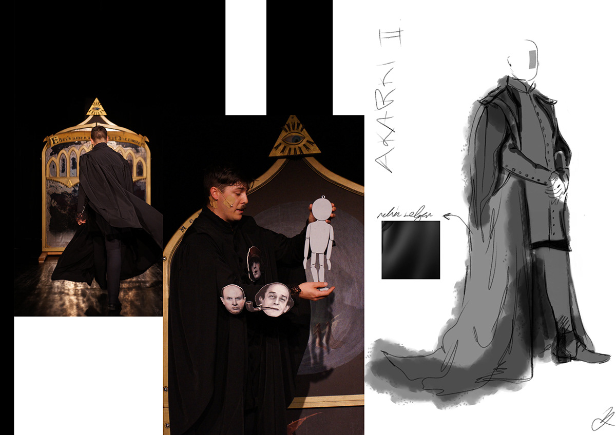 black costumedesign puppet Theatre