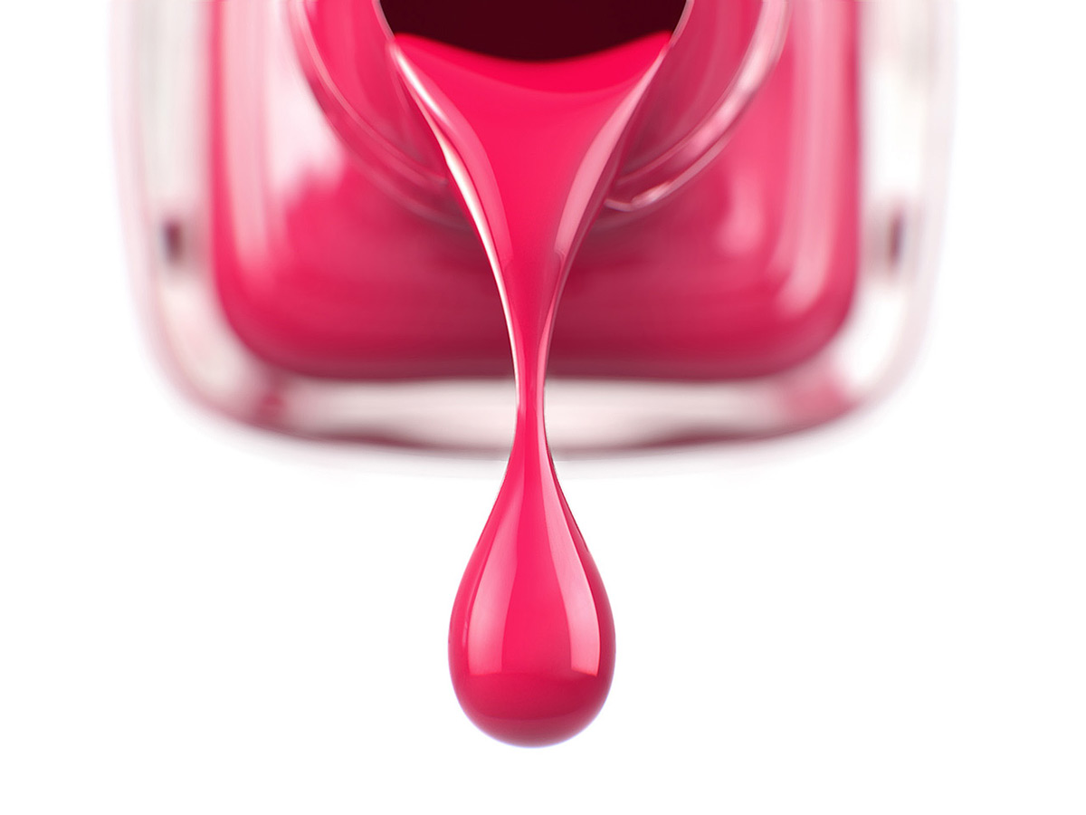 nail polish Render photorealistic 3D