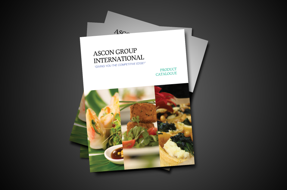 catalogues Catalogue print Food  industrial catering